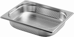 Stainless Stee L Perforated Gastronorm Steam Table Pan Container Pan GN 1/2 200mm for Kitchen