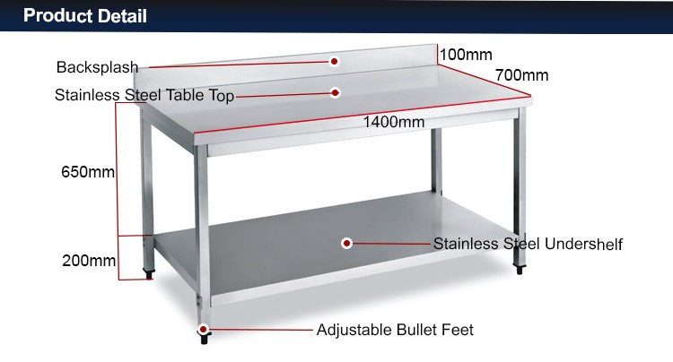 Stainless Steel Assembling Work Table