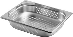Stainless Stee Perforated Gastronorm Steam Pan GN 1/2 40mm for Kitchen